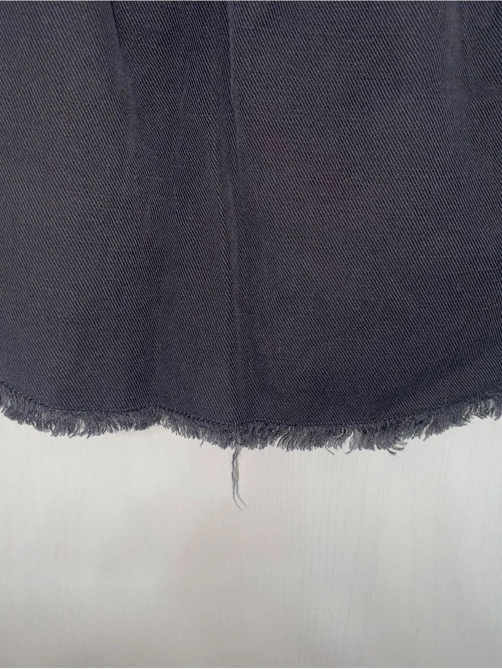 wonder nation Black Button-Front Hooded Jean Jacket Dress